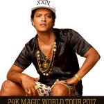 Bruno Mars - 24K Magic World Tour 2017 Admat